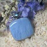 Owhyee Blue Opal Pendant~JSSOOP04
