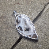 Ocho Geode Agate Pendant~JSSAOGP1
