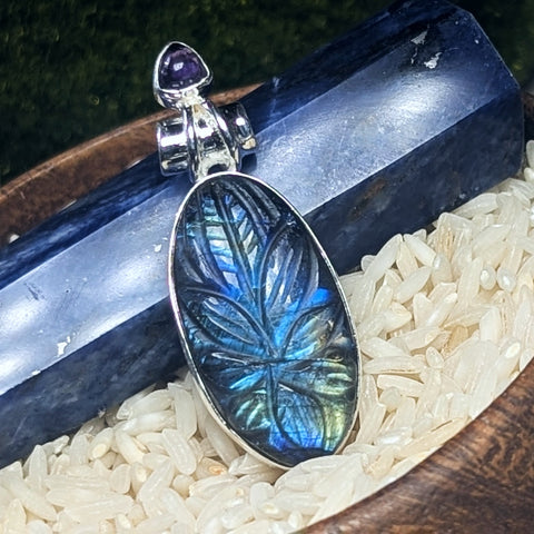 Labradorite Pendant~JSSLAB03