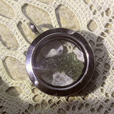 Moldavite & Phenacite Pendant~JSTMOLD2
