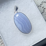 Blue Lace Agate Pendant~JSSBLAP1