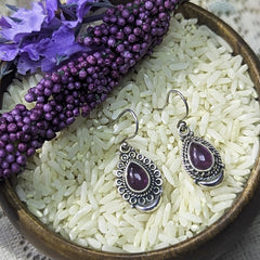 Amethyst Earrings~JSSAMEE6