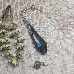 Labradorite Pendulum~PENDLAB2