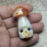 Carnelian Mushroom Critter~CRCMUSH2