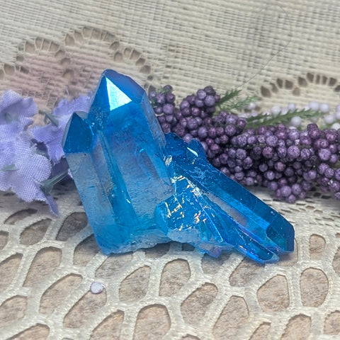 Niobium Aqua Aura Quartz~CRNAAQ02