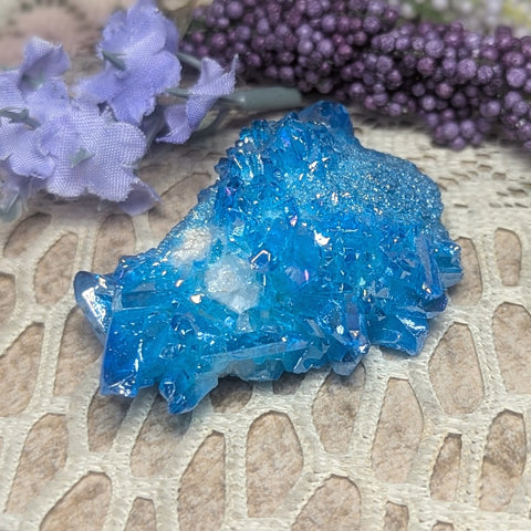 Niobium Aqua Aura Quartz~CRNAAQ03