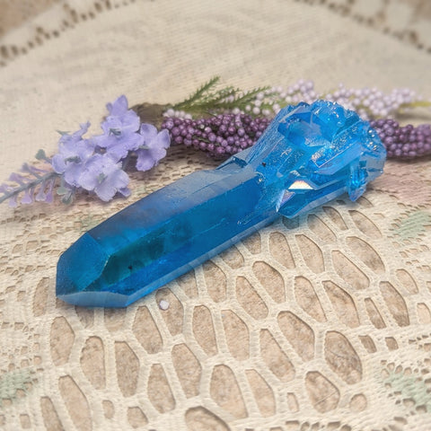 Niobium Aqua Aura Quartz~CRNAAQ07