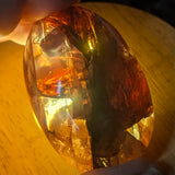 Red Hematoid Quartz Palm Stone~CRRHPS15