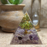 Orgonite Heavenly Abundance Pyramid-CRORGHAB