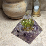Orgonite Heavenly Abundance Pyramid-CRORGHAB