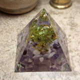 Orgonite Heavenly Abundance Pyramid-CRORGHAB