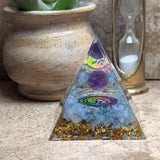 Orgonite Eternal OM Pyramid-CRORGEOM