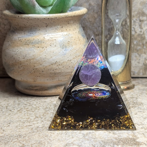Orgonite Tree of Life Pyramid-CRORGTOL