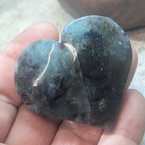 Indicolite & Rubellite Heart~CRINRB06