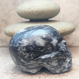 Zebra Jasper Skull~CRXEBRAS