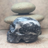 Zebra Jasper Skull~CRXEBRAS