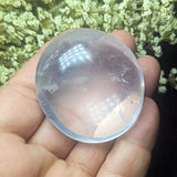 Metamorphosis Quartz Palm Stone~CRMQPS02