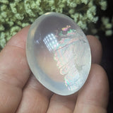 Metamorphosis Quartz Palm Stone~CRMQPS14