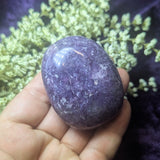 Lepidolite Palm Stone~CRLEPP11