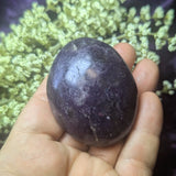 Lepidolite Palm Stone~CRLEPP15