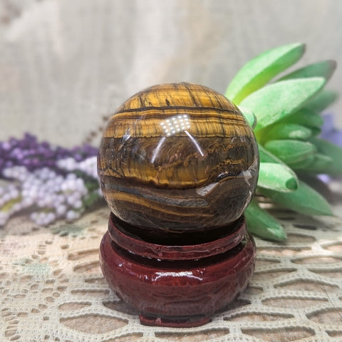 Tiger Eye Sphere~CRTIGSP2