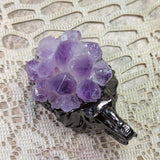 Amethyst & Metal Elephant~CRAMELEP