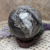 Orthoceras Fossil Sphere~CRFORTH2