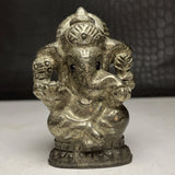 Pyrite Ganesha Carving~CRPYRGAN