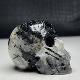 Tourmalinated Quartz Skull~CRTQTZSK