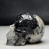 Tourmalinated Quartz Skull~CRTQTZSK