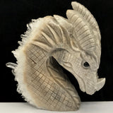 Quartz & Jasper Dragon Carving~CRQJDRG1