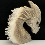 Quartz & Jasper Dragon Carving~CRQJDRG1