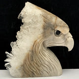 Quartz & Jasper Eagle Carving~CRQJEAG2