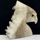Quartz & Jasper Eagle Carving~CRQJEAG2