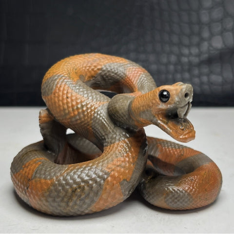 Jasper Snake Carving~CRNJSNK3