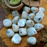 Tumbled Rainbow Moonstone~TUMRMOO