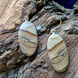 Picture Jasper Earrings~JPJEAR01