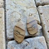 Picture Jasper Earrings~JPJEAR01