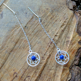 Dreamcatcher "Threader" Earrings~Lapis JSSDCLAP