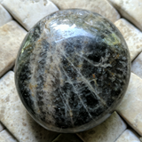 Black Moonstone Palm Stone~CRBLMPS2