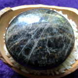 Black Moonstone Palm Stone~CRBLMPS2