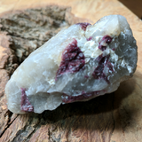 Rubellite (Red Tourmaline) & Albite in Quartz specimen~CRTSPT10