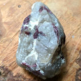 Rubellite (Red Tourmaline) & Albite in Quartz specimen~CRTSPT10