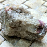 Pink Tourmaline & Lepidolite in Quartz specimen~CRTSPT12