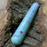 Ruby in Fuchsite Wand~CRRZWD04