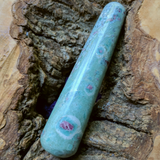 Ruby in Fuchsite Wand~CRRZWD04