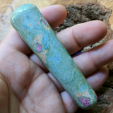 Ruby in Fuchsite Wand~CRRZWD10