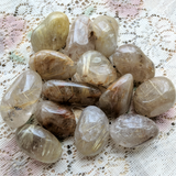 Tumbled Rutilated Quartz-Large~TUMLRUTQ