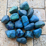 Tumbled Azurite~TUMAZURI