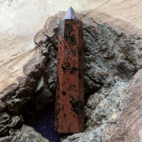 Mahogany Obsidian Pillar~CRMOBP02